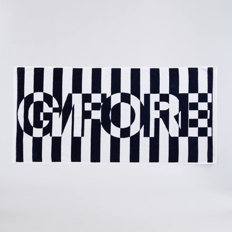 TRIPPY STRIPE GOLF TOWEL - US 7673